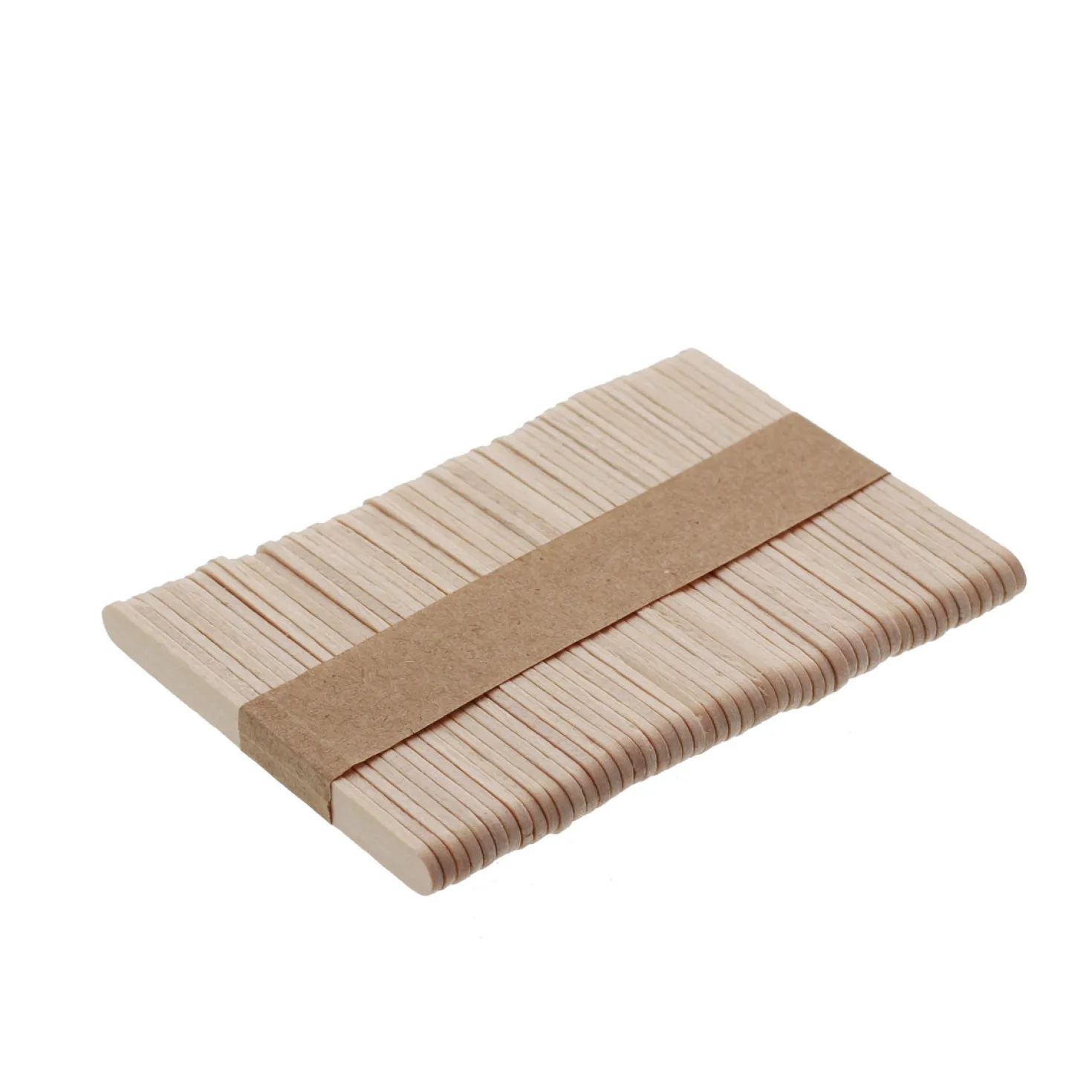 100 bâtonnets en bois pour glaces esquimaux 7cm - Silikomart