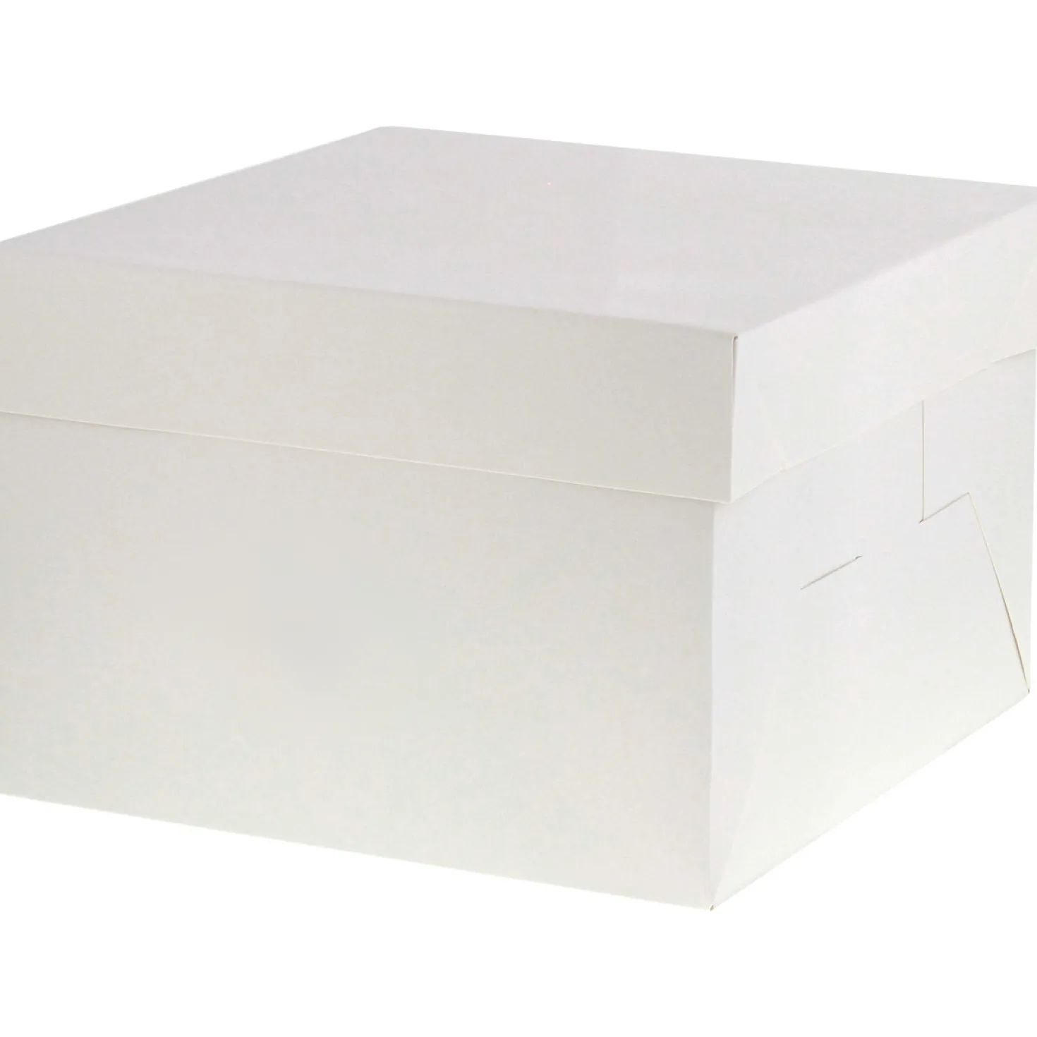 Boîte à gâteaux blanche 20.3 x 20.3 x 20 cm - Patisdécor