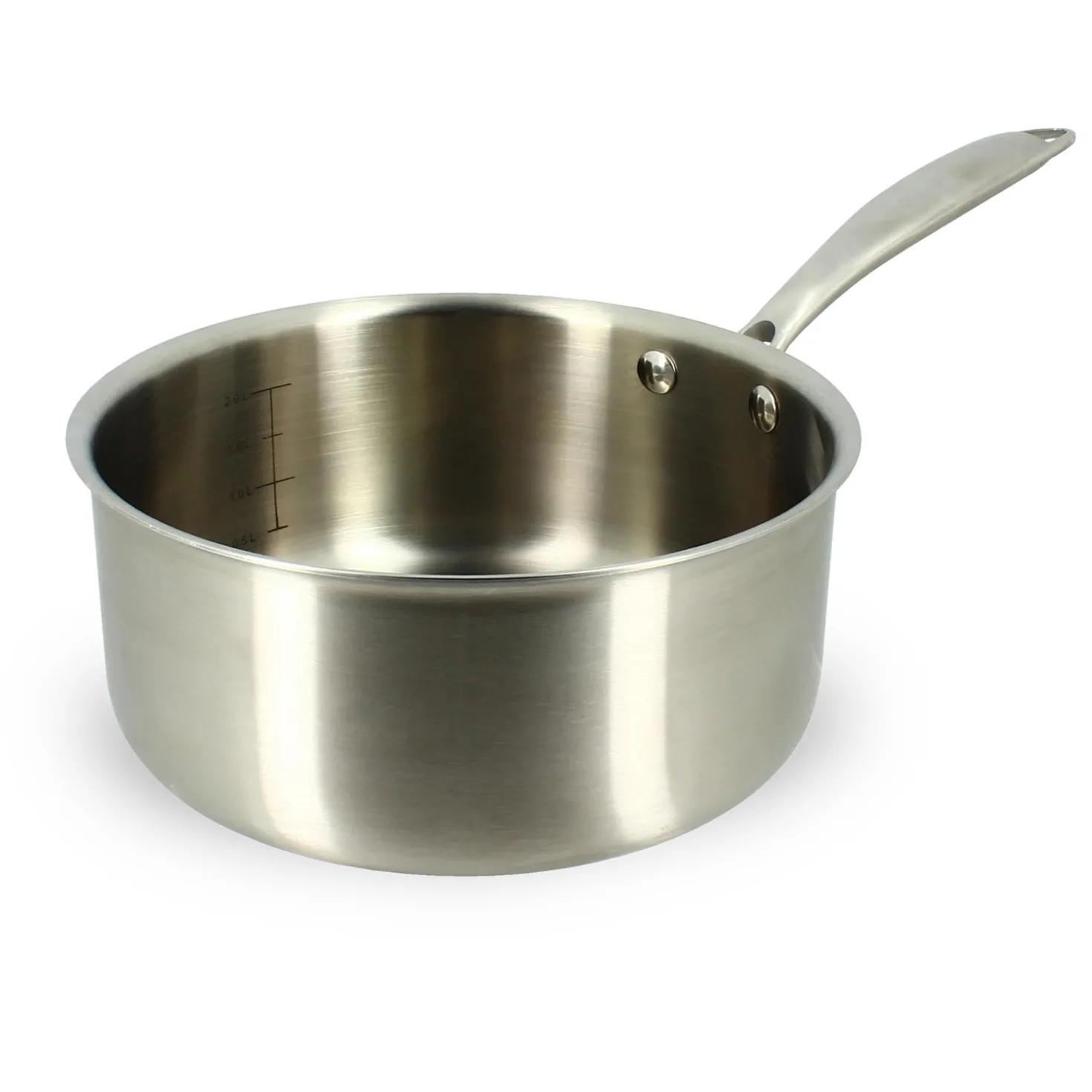 Casserole inox Triply 20 cm sans PFAS - Menastyl
