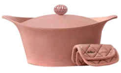 Cocotte l'incroyable sans PFAS 28cm Guimauve - Cookut