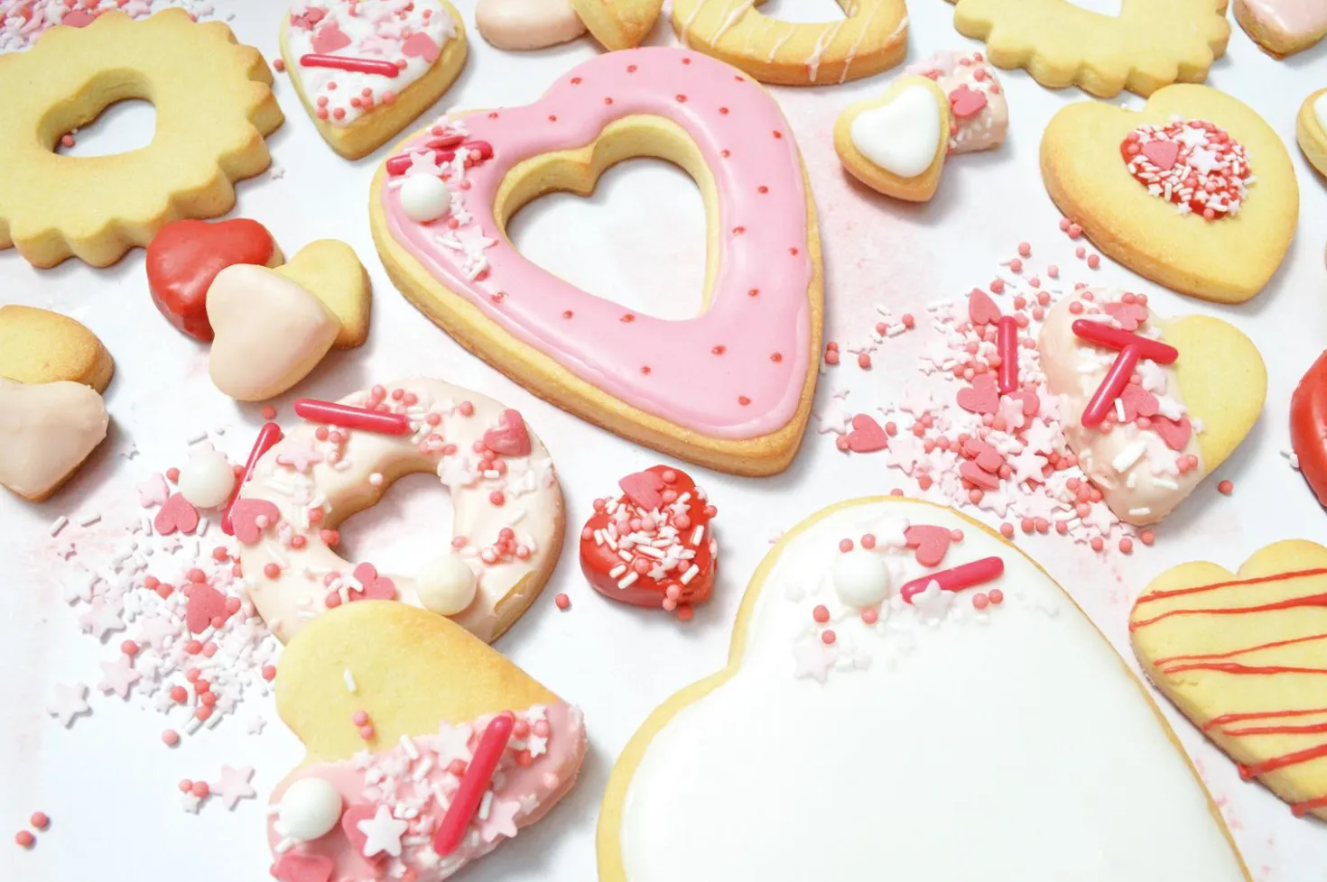 Décor à parsemer Coeurs 70 g - Scrapcooking