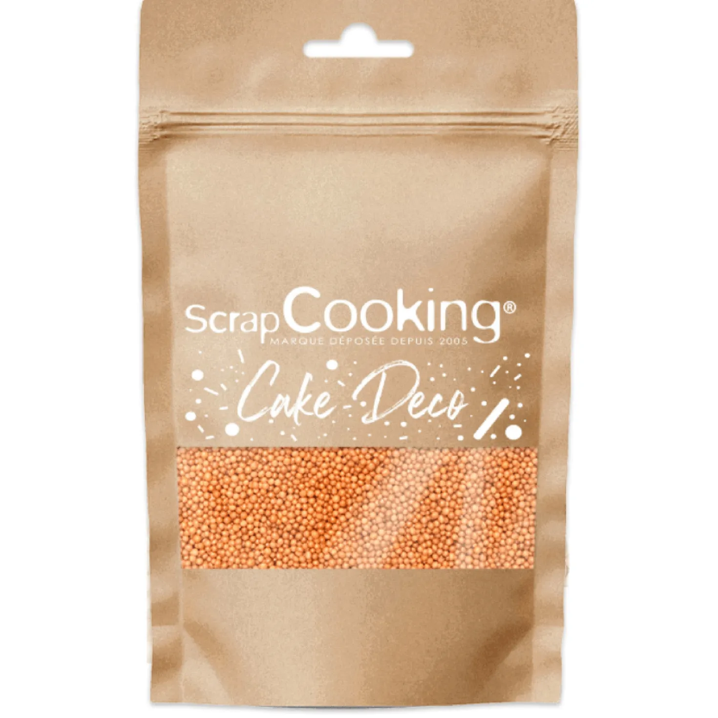 Décor à parsemer Mini Perles Dorées 80 g - Scrapcooking