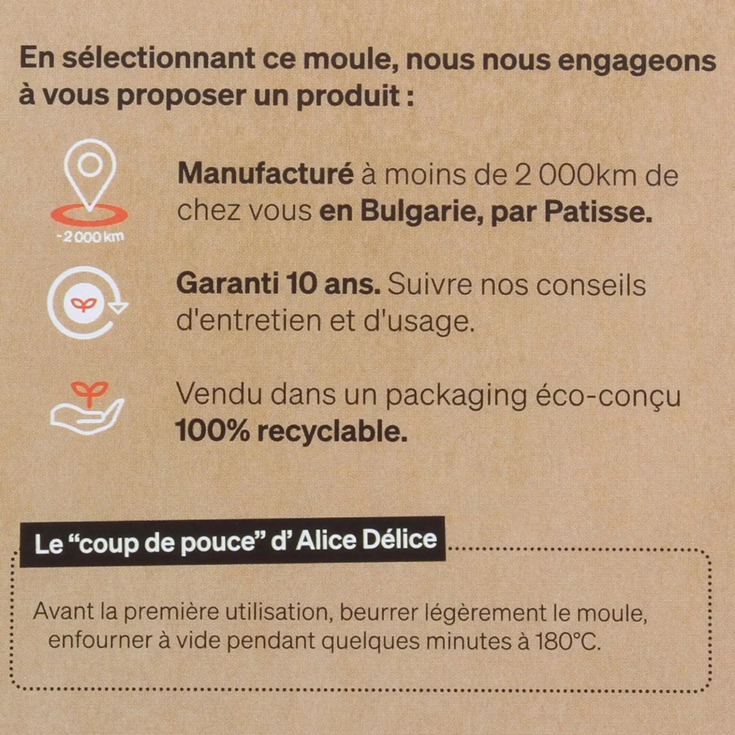 Moule à charnière en métal anti adhérent 6/8 parts 24 cm -