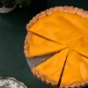 Moule à tarte avec fond fixe en métal anti-adhérent 24 cm -