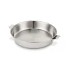 Poêle inox 28 cm avec poignée + produit d'entretien offert