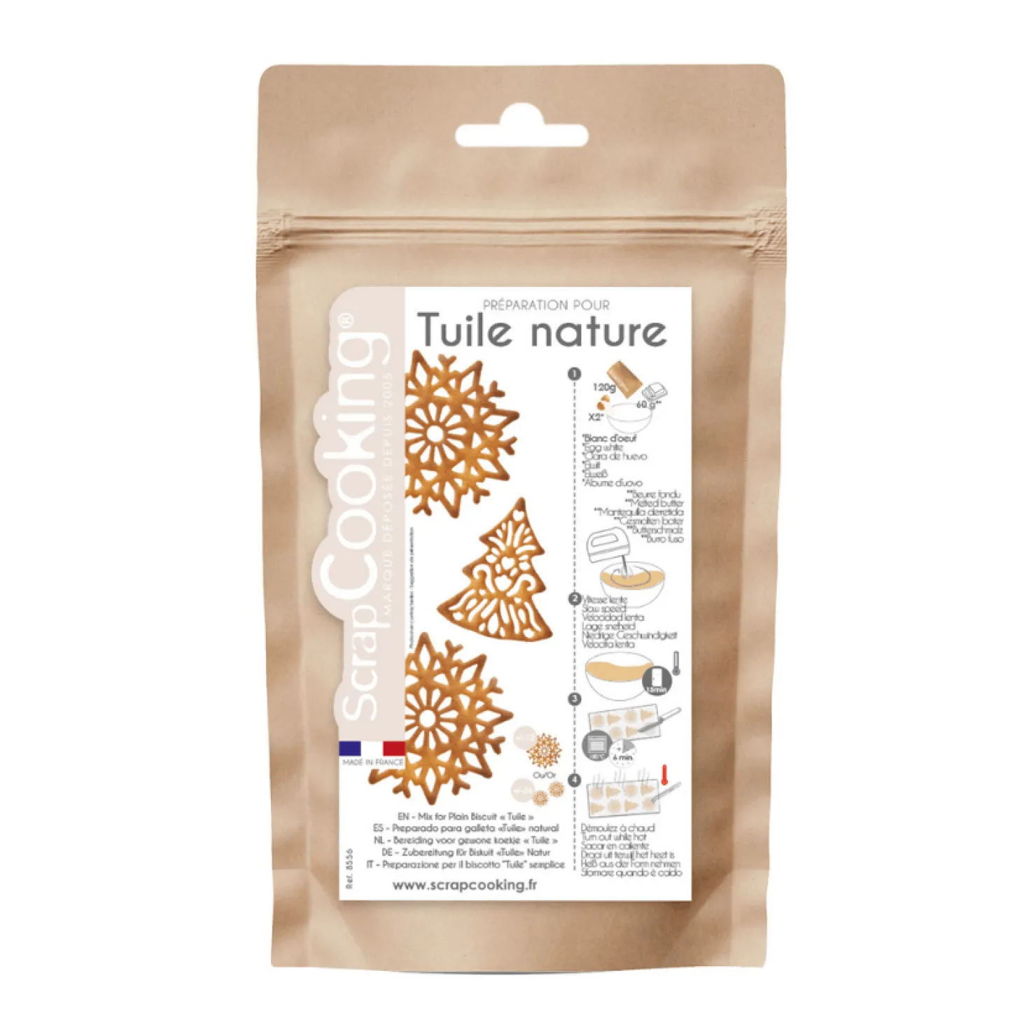 Préparation pour Tuile Nature 120g - ScrapCooking