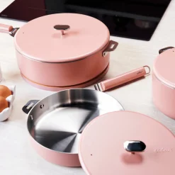 Sauteuse amovible inox La Merveilleuse 28cm guimauve-Cookut