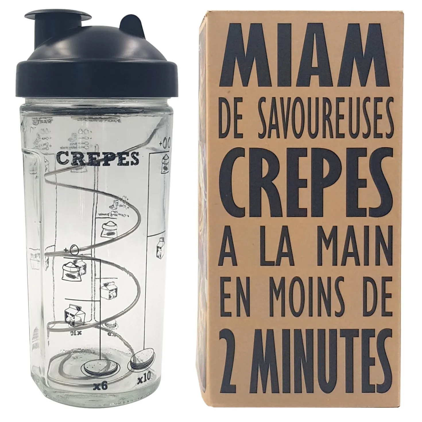 Shaker à crêpes et pancakes - Cookut
