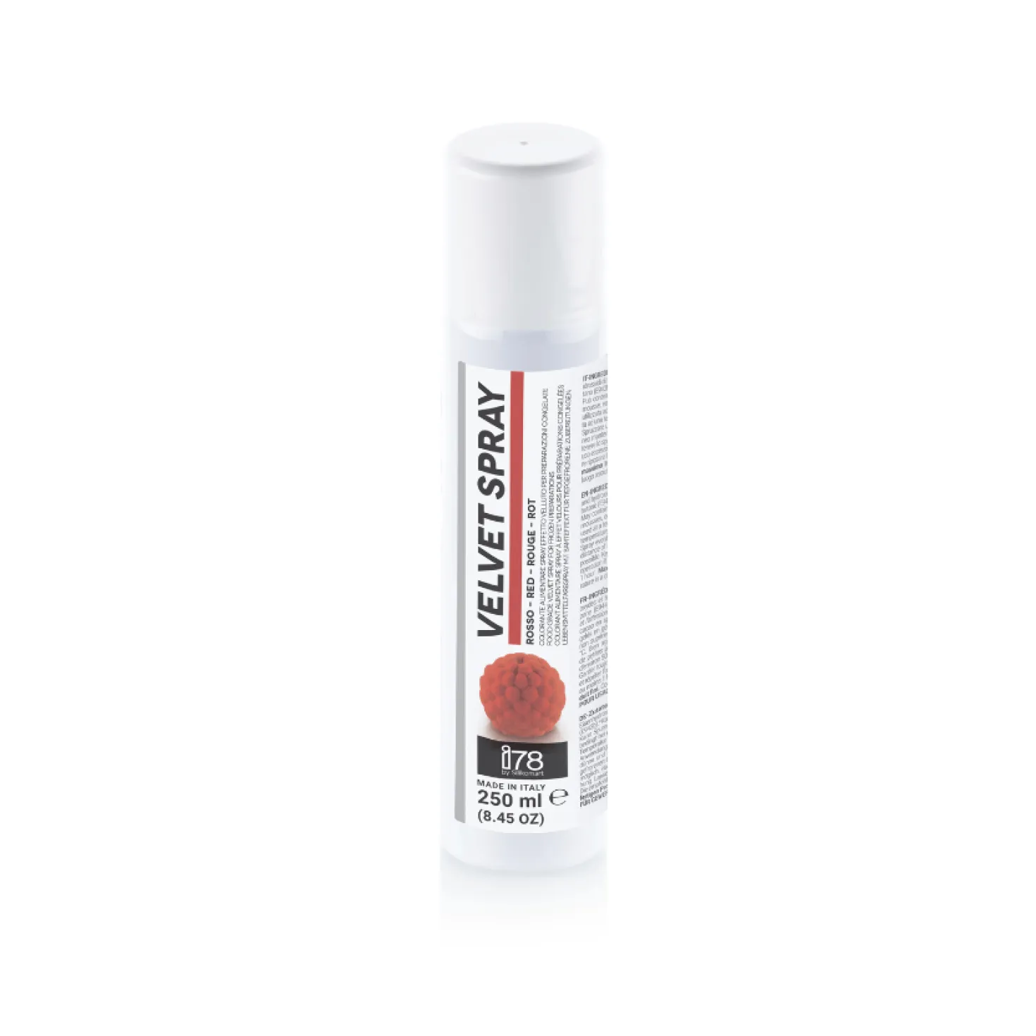 Spray velours Rouge beurre de cacao 250 ml - Silikomart