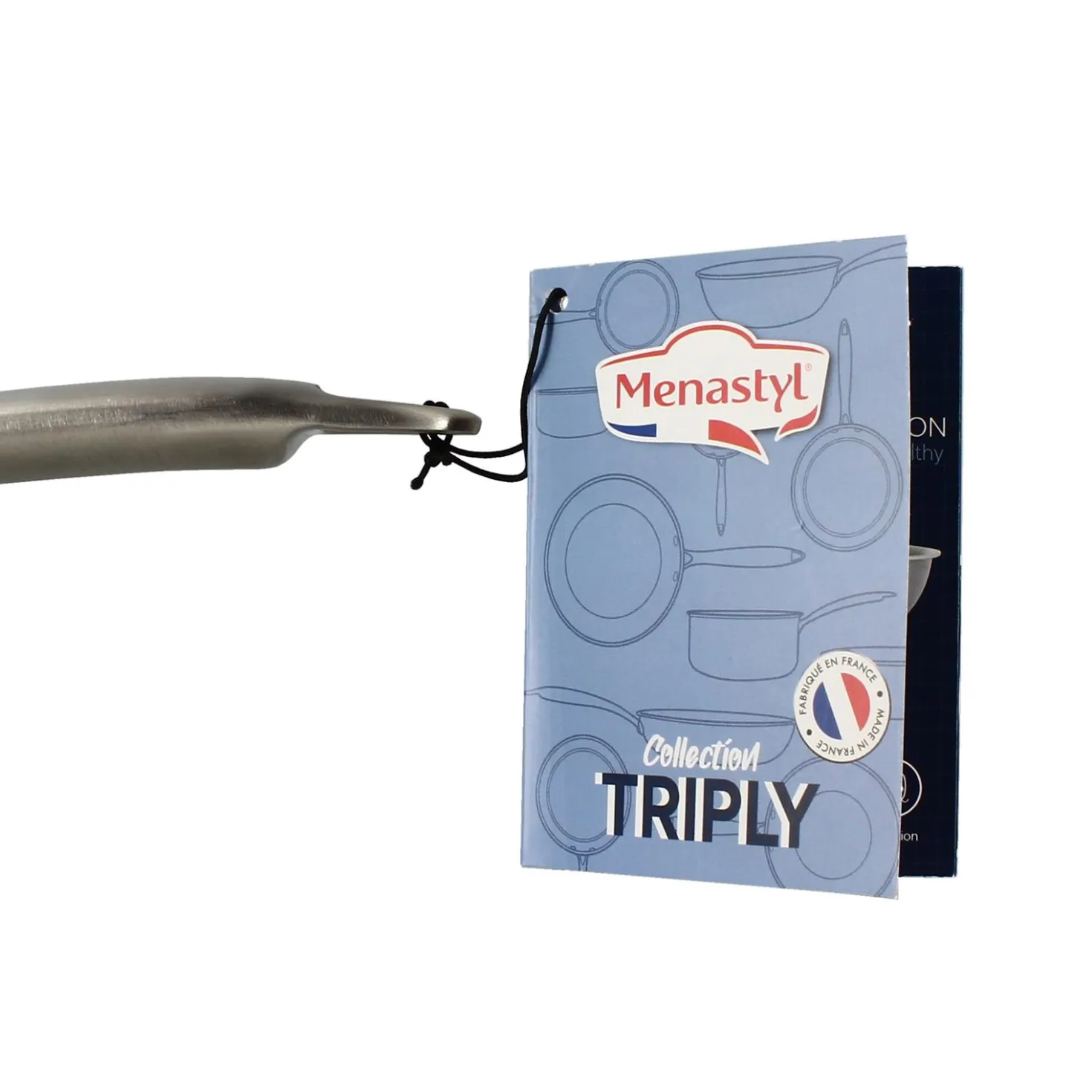 Wok inox sans PFAS Triply 28 cm - Menastyl